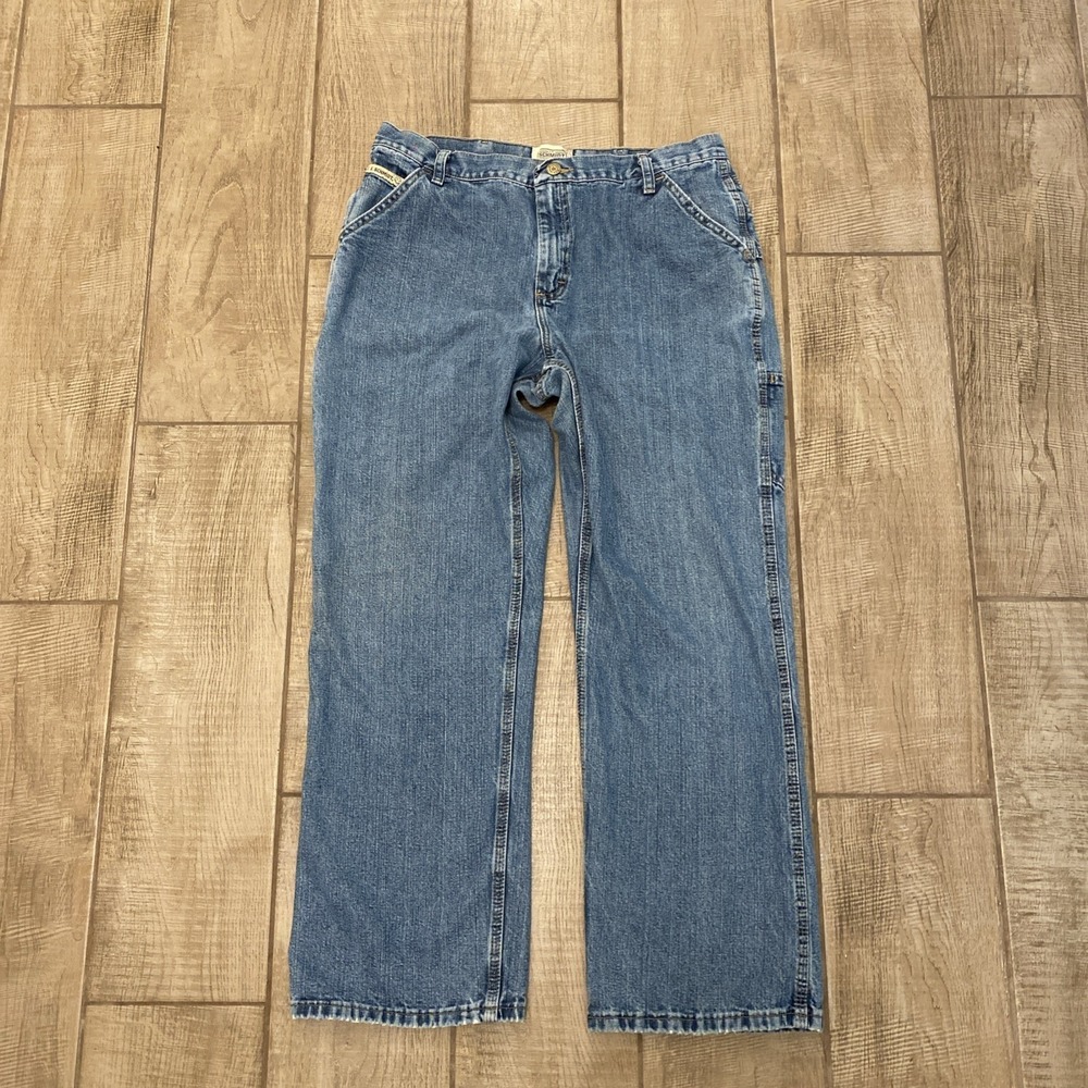 CE Schmidt Workwear Jeans Women Blue Denim 14x30 Carpenter Loose Baggy Hip Hop